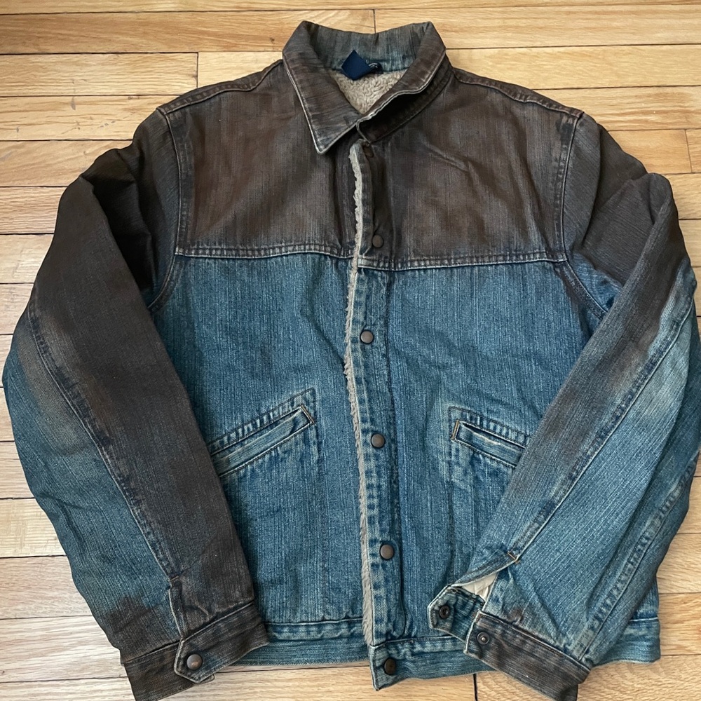 Men's Two-Tone Denim Jacket